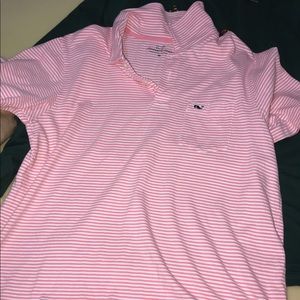Vineyard vines light pink polo shirt!